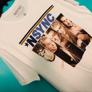 ⭐️ 2/$10 NWOT *NSYNC tee shirt